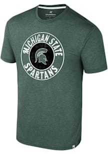 Colosseum Michigan State Spartans Green Virtual Reality Short Sleeve Fashion T Shirt