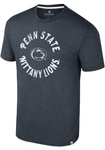 Penn State Nittany Lions Navy Blue Colosseum Virtual Reality Short Sleeve Fashion T Shirt