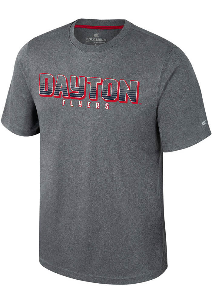 Colosseum Dayton Flyers Charcoal Forget Short Sleeve T Shirt