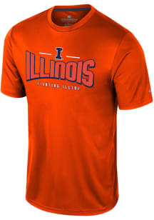 Illinois Fighting Illini Orange Colosseum Two Pills Short Sleeve T Shirt