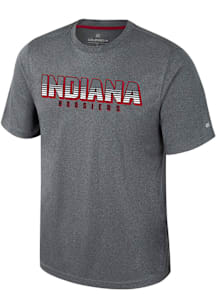 Colosseum Indiana Hoosiers Charcoal Forget Short Sleeve T Shirt