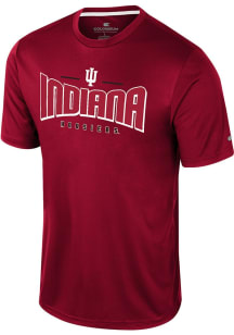 Indiana Hoosiers Cardinal Colosseum Two Pills Short Sleeve T Shirt