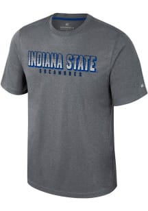 Colosseum Indiana State Sycamores Charcoal Forget Short Sleeve T Shirt