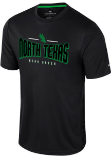 Colosseum North Texas Mean Green Black Two Pills Short Sleeve T Shirt