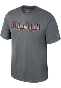 Colosseum Northern Iowa Panthers Charcoal Forget Short Sleeve T Shirt