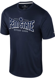 Penn State Nittany Lions Navy Blue Colosseum Two Pills Short Sleeve T Shirt