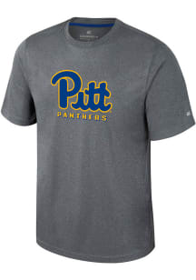 Colosseum Pitt Panthers Charcoal Forget Short Sleeve T Shirt