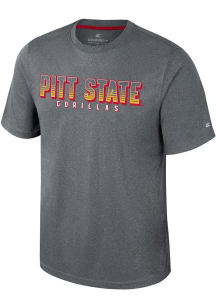 Colosseum Pitt State Gorillas Charcoal Forget Short Sleeve T Shirt