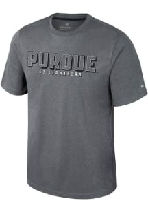 Purdue Boilermakers Charcoal Colosseum Forget Short Sleeve T Shirt