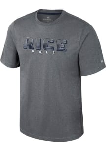 Colosseum Rice Owls Charcoal Forget Short Sleeve T Shirt