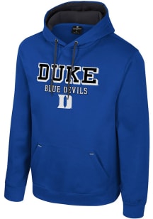 Colosseum Duke Blue Devils Mens Blue Charlie Long Sleeve Hoodie
