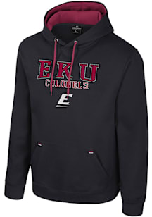 Colosseum Eastern Kentucky Colonels Mens Black Charlie Long Sleeve Hoodie