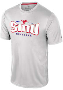 Colosseum SMU Mustangs White Two Pills Short Sleeve T Shirt