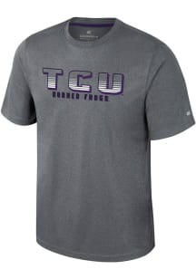 Colosseum TCU Horned Frogs Charcoal Forget Short Sleeve T Shirt