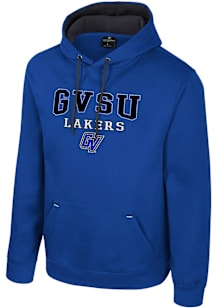 Colosseum Grand Valley State Lakers Mens Blue Charlie Long Sleeve Hoodie