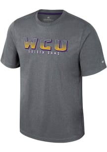 Colosseum West Chester Golden Rams Charcoal Forget Short Sleeve T Shirt