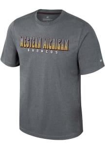 Western Michigan Broncos Charcoal Colosseum Forget Short Sleeve T Shirt