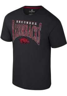 Colosseum Arkansas Razorbacks Black Truth Two Short Sleeve T Shirt