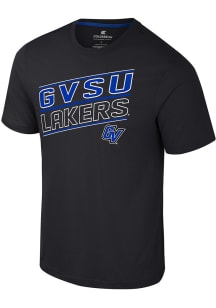 Colosseum Grand Valley State Lakers Black Truth Short Sleeve T Shirt