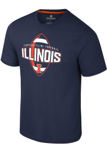 Illinois Fighting Illini Navy Blue Colosseum Truth Two Short Sleeve T Shirt