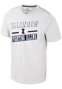 Colosseum Illinois Fighting Illini White Neo Short Sleeve T Shirt