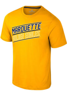 Colosseum Marquette Golden Eagles Gold Truth Short Sleeve T Shirt