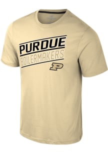 Purdue Boilermakers Gold Colosseum Truth Short Sleeve T Shirt