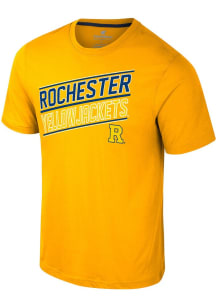 Colosseum Rochester Yellowjackets Gold Truth Short Sleeve T Shirt