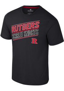 Rutgers Scarlet Knights Black Colosseum Truth Short Sleeve T Shirt