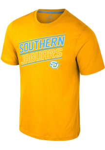 Colosseum Southern University Jaguars Gold Truth Short Sleeve T Shirt