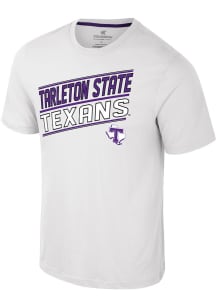 Colosseum Tarleton State Texans White Truth Short Sleeve T Shirt