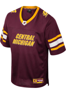 Colosseum Central Michigan Chippewas Maroon Field Time Football Jersey