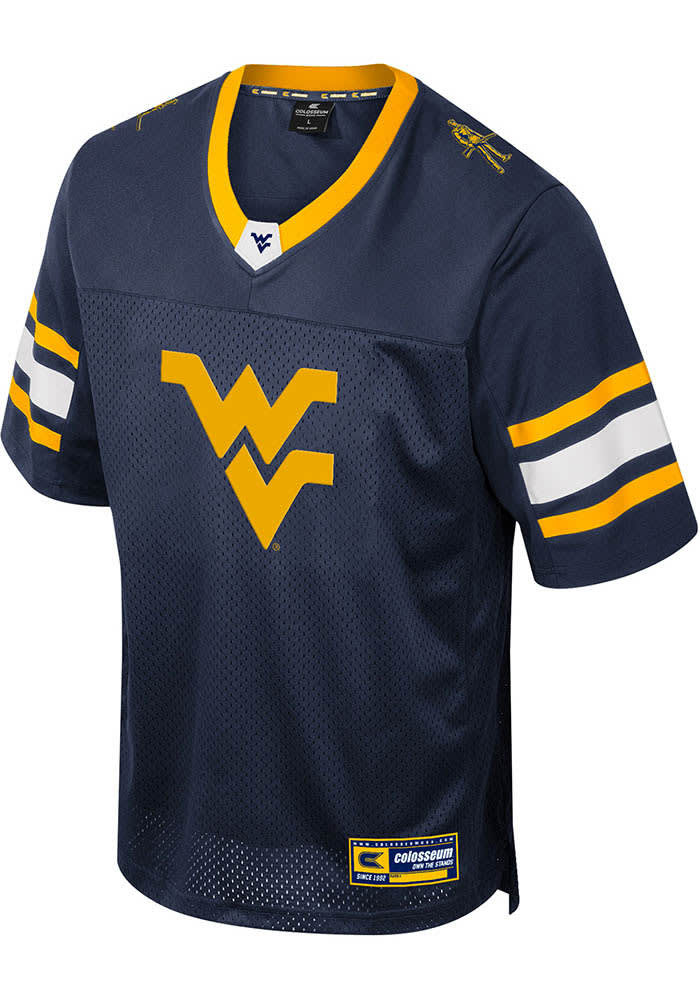 Colosseum West Virginia Mountaineers NAVY Field Time Jersey
