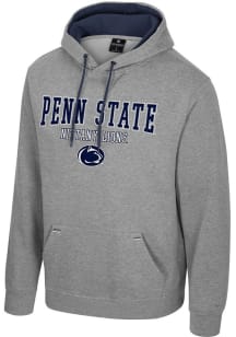 Mens Penn State Nittany Lions Grey Colosseum Charlie Hooded Sweatshirt