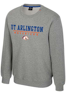 Colosseum UTA Mavericks Mens Grey Charlie Long Sleeve Crew Sweatshirt