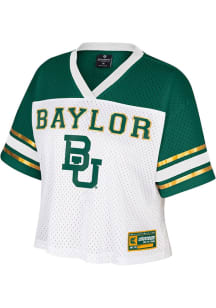 Baylor Bears Womens Colosseum Treasure Fashion Football Jersey - White