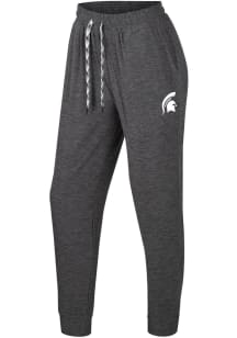 Womens Michigan State Spartans Charcoal Colosseum Dash Sweatpants