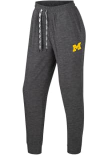 Womens Michigan Wolverines Charcoal Colosseum Dash Sweatpants