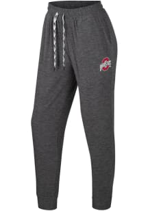 Womens Ohio State Buckeyes Charcoal Colosseum Dash Sweatpants