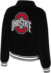 Womens Ohio State Buckeyes Black Colosseum Limo Light Weight Jacket