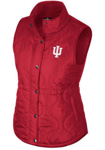 Womens Indiana Hoosiers Crimson Colosseum Loretta Vest