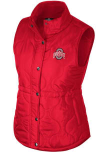 Womens Ohio State Buckeyes Red Colosseum Loretta Vest