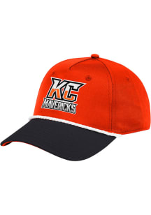Colosseum Kansas City Mavericks Mainframe Cap Adjustable Hat - Orange