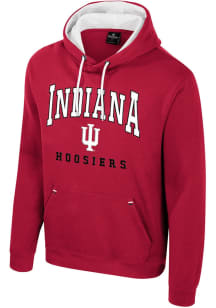 Mens Indiana Hoosiers Cardinal Colosseum Zion Hooded Sweatshirt