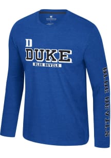 Colosseum Duke Blue Devils Blue Back in Business Long Sleeve T Shirt