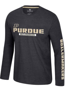 Mens Purdue Boilermakers Black Colosseum Back in Business Tee