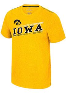 Iowa Hawkeyes Gold Colosseum Dance Marathon Short Sleeve T Shirt