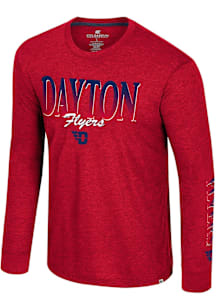 Colosseum Dayton Flyers Red Frank Long Sleeve T Shirt