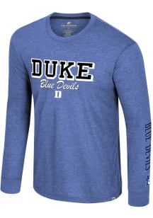 Colosseum Duke Blue Devils Blue Frank Long Sleeve T Shirt