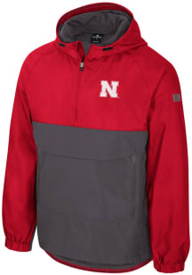Mens Nebraska Cornhuskers Red Colosseum Gives Back Anorak Light Weight Jacket